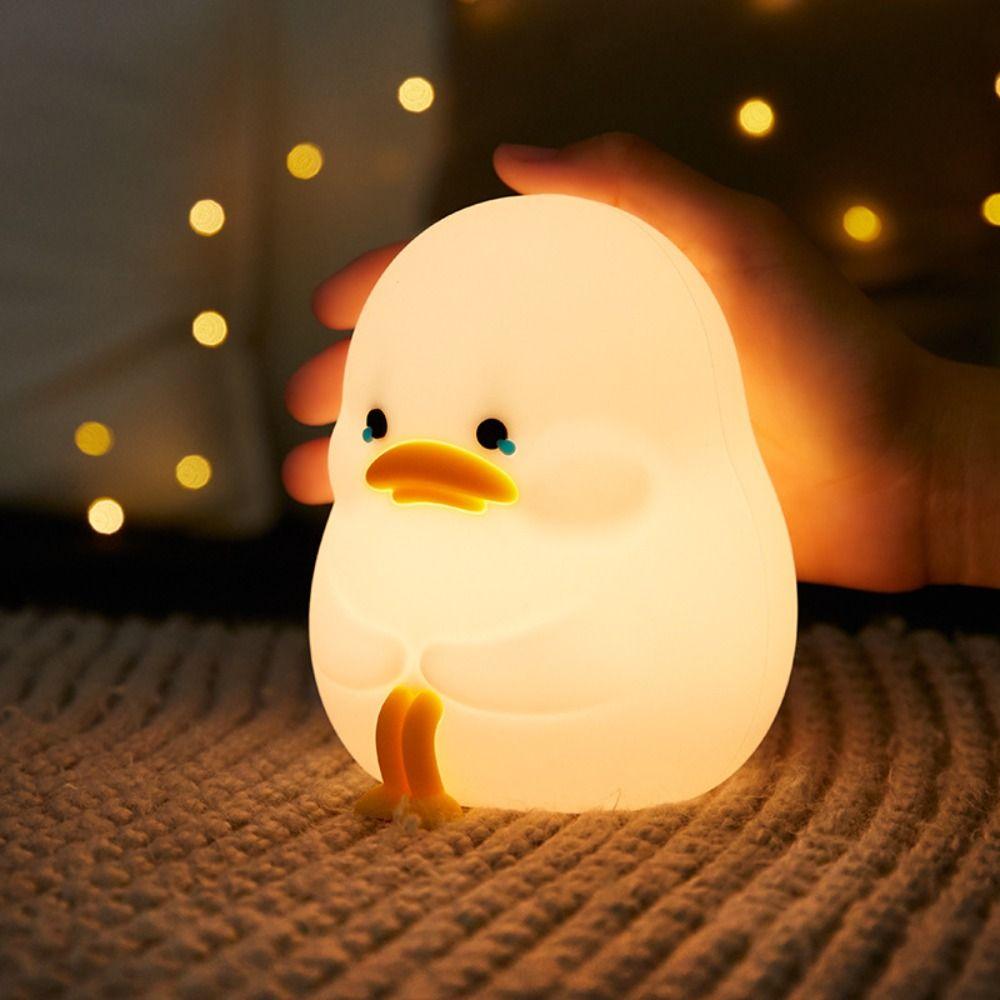 

Cartoon Desk Lamp Silicone Atmosphere Lamp Room Decor Bedside Light Desktop
