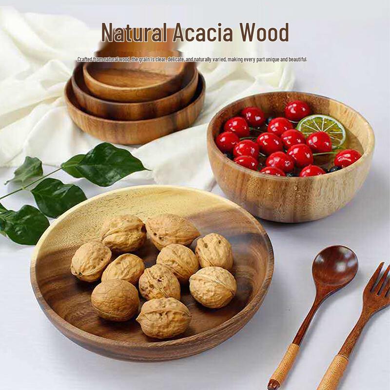 Homeglen Acacia Wood Salad Bowl