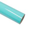 Glossy Light Blue Car Sticker Bubble Free Vinyl Film Auto Decals Car Wrapping Film PET Sticker Car Accessories Exterior Interior