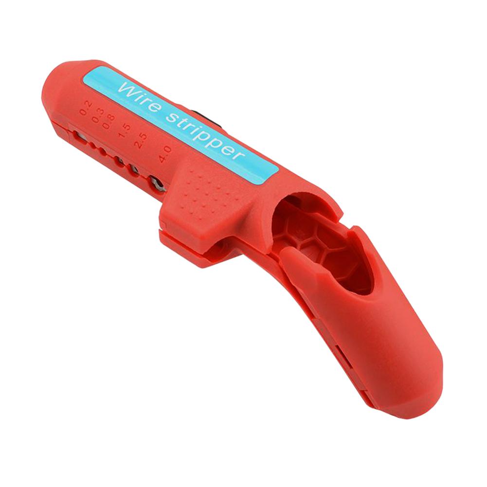 

1 шт. Многофункциональный стриппер для проводов с изогнутой ручкой, инструмент для быстрой резки проводов, специально разработанный для электриков красный