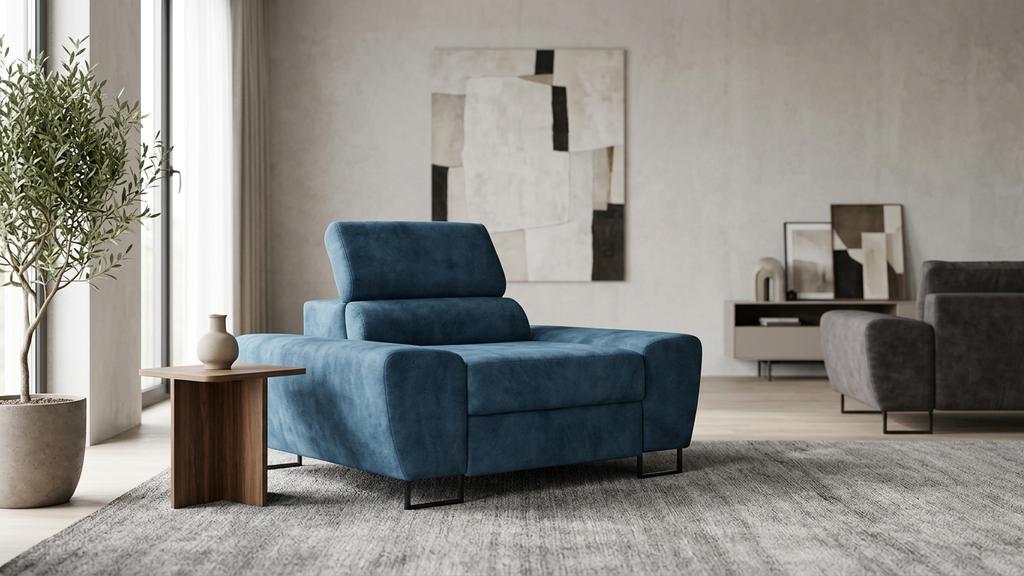 Loungesessel Savio Royal mit verstellbarer Kopfstütze – Family Meble