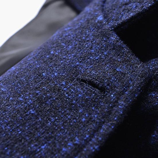 Płaszcz Stójka Bardzo miękki Poliester Marynarka Biznesowa Płaszcz na Biznes