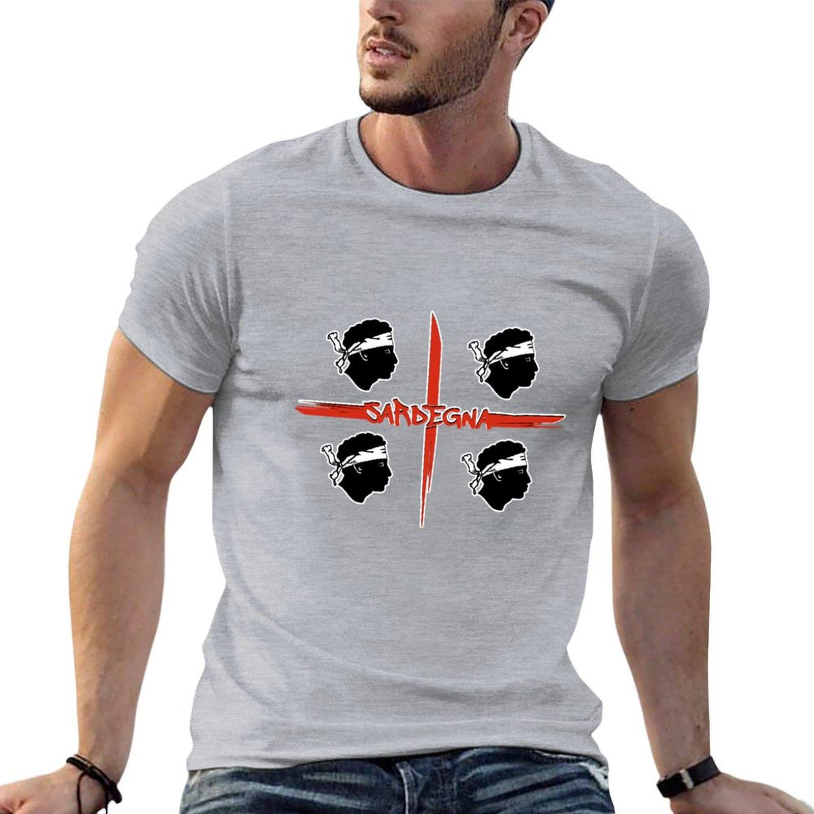 

Sardegna - Sardinia - Sardinia flag - Bandiera Sarda 4 Mori Paint brush strokes T-Shirt for a boy mens t shirts M