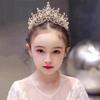 Sparkling Princess Crowns Luxury Design Bride Wedding Tiaras Necklace Set  Pageant Events