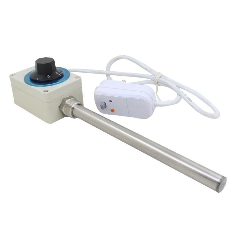 220V 800-2000W Radiador DN20 tubo de calefacción zona de temperatura ajustable control de temperatura barra calefactora eléctrica acero inoxidable