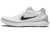 Жіночі кросівки Free Rn Flyknit 2018 Білі Pure Platinum 942839-100