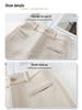 Apricot Wool Blend High-Waist Harem Pants for Women - 2024 Autumn/Winter Collection