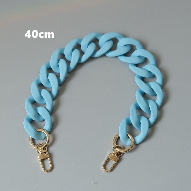 

Versatile Women Bag Chain Strap Wide Chain Colorful Fashion Bag Accessories Bag Chain