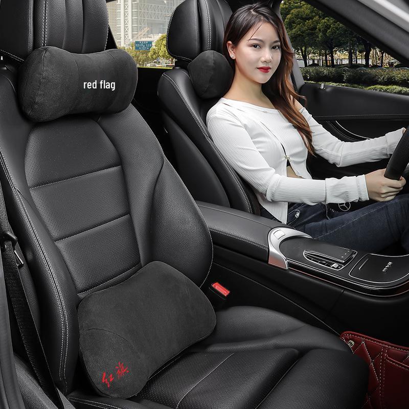 Hongqi Car Interior Neck & Lumbar Support Cushion for H5, HS5, H9, E-QM5, H7 Models