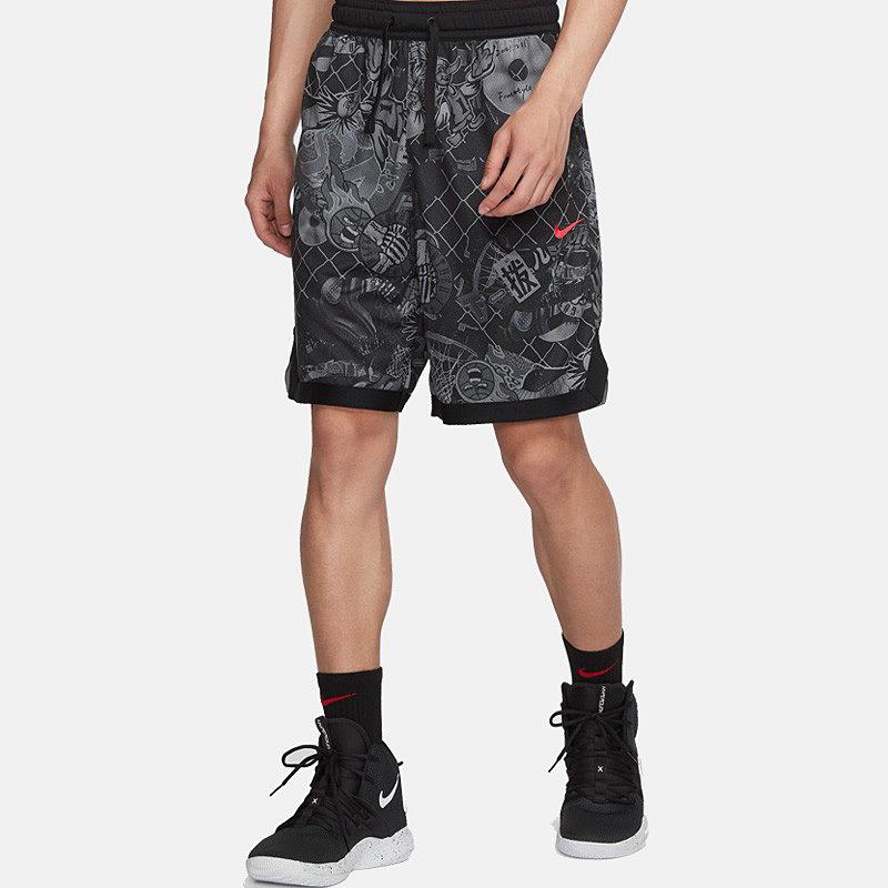 Nike Street Graffiti Basketball Shorts Men Bottoms Black CK1183-010