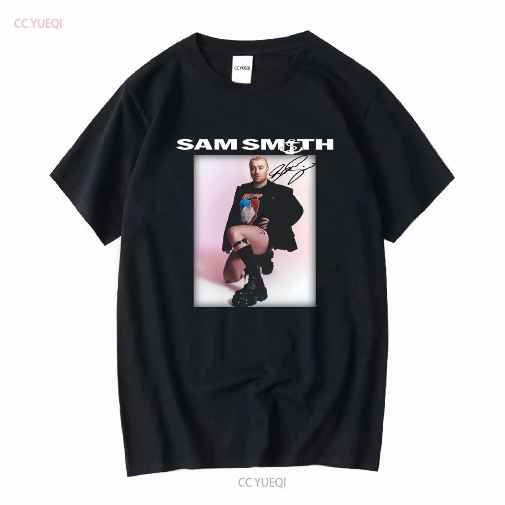 New Hot Sam Smith Country Music T Shirt Unisex All Size Black Ne1871 Vintage Washed Casual Slightly Stretched Streetwear