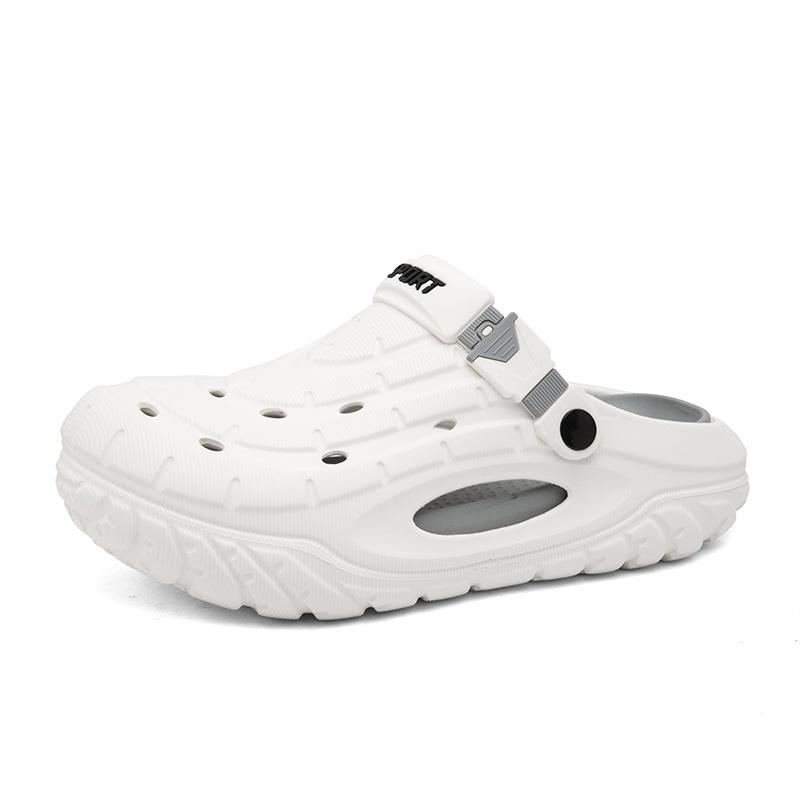 Men EVA Water Slide Sandals Quiet Thick Sole Outdoor Beach Bathroom Slippers Lightweight Summer Shoes for Outdoor Walking Travel
