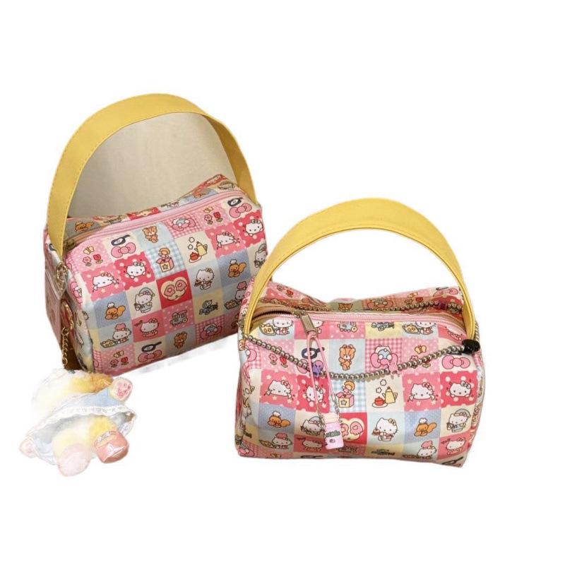 Cartoon Cat 3D Makeup Toiletry Bag - Large Capacity Travel Organizer for Women