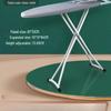 Large Folding Vertical Ironing Board with Widened Pad and Clothes Rack