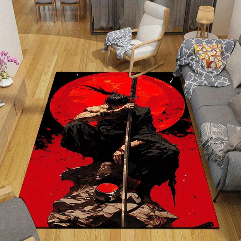 1pc Cavalier Pattern Area Rug, Anti slip Non Shedding Stain Resistant Carpet