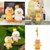 Mousse White Duck Animal Plush Hanging Toy With Pp Cotton Filling For Kids