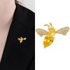 Elegante Mini Spilla a Forma di Ape con Zirconi per Donna Unisex Trendy Versatile per Uso Quotidiano Accessorio per Abito Spille Insetti Regali per Banchetti