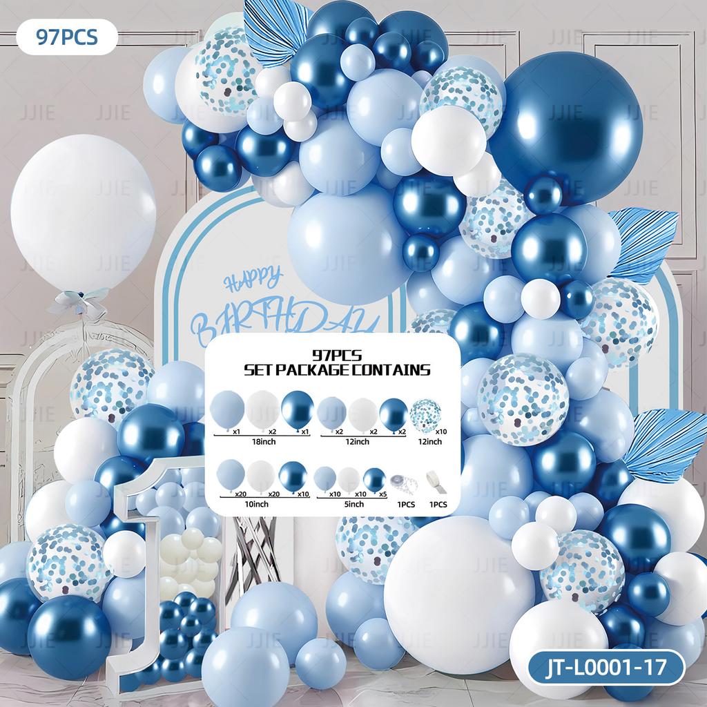 Balloon Chain Arch Set Scene Arrangement Premium Atmosphere Opening Birthday Party Decorations Anniversary Package