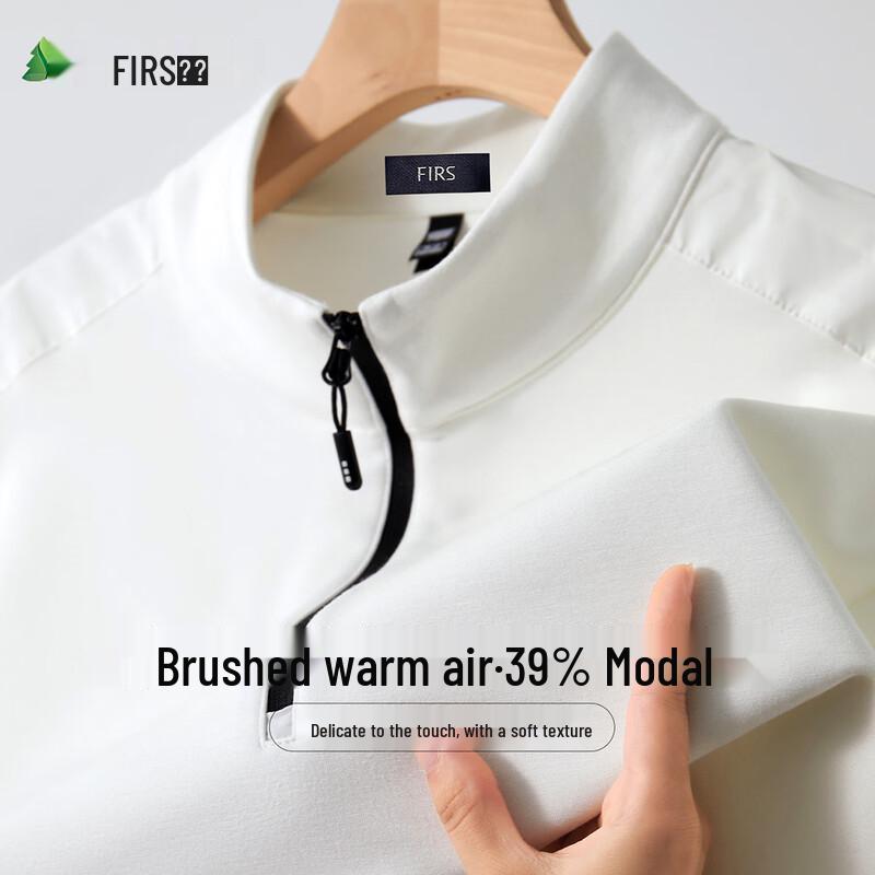 Men's Modal Long-Sleeve Polo Shirt