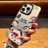 Applicable To Apple 17 Mobile Phone Case Animation Crayon Small New iPhone16promax Laser 15pro Matte 13 Tide