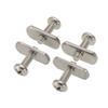 4 Stainless Steel Kayak Rail Track Screws & Track Nuts Hardware Gear Mounting Replacement Kit for Kayaks Canoes Boats