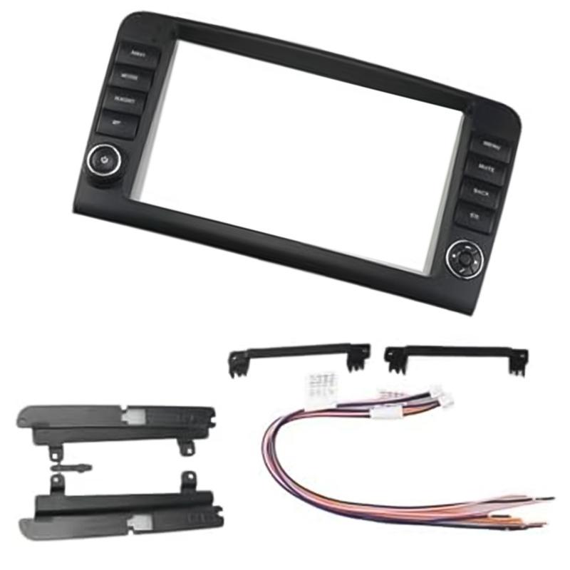 For Mercedes ML W164 2006 2011 GL Klasse X164 2006 2012 Stereo Audio Panel Frame Kit 9 Inch for Left Hand Drive Vehicles