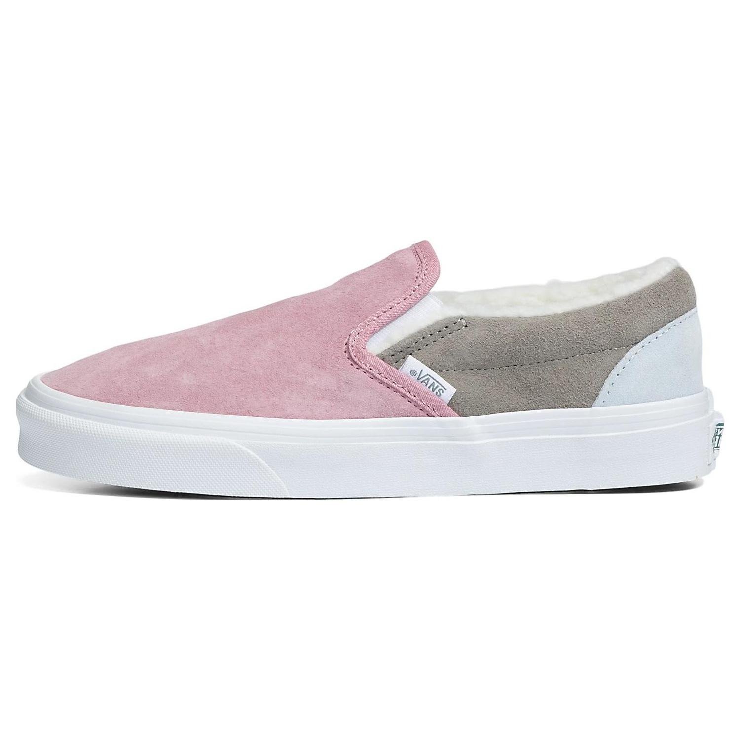 Vans slip-on Pig Suede Sherpa Pink Gray Men s VN0A7Q5DBMG EU 36