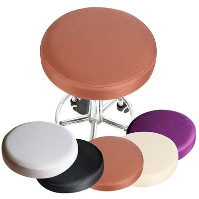 Cotton Stool Cover Rotating Chair for Barliving Room Round Washable Universal Seat Home Hotel Textile