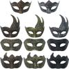 Retro Masquerade Mask Mardi Gras Mask Venetians Party Mask Half Face Mask for Halloween Ball Cosplay Performances Props