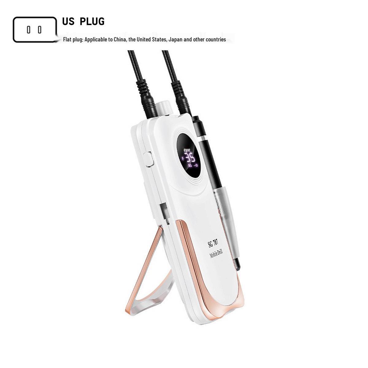 

SG707 Портативная перезаряжаемая машинка для маникюра 35 000 об/мин с умным сенсорным экраном