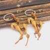 Imitation Wood Turtle Elephant Horse Keychain Pendant