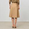 High waist slimming design half skirt for women, 2026 summer commuting slimming mid length A-line skirt