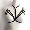 Alluring Women  Bra Elastic Cage Bra Strappy Hollow Out Bra Bustier  S
