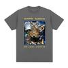 Women Clothing Funny Cat Graphic Print Tshirts Summer Fashion Casual Streetwear YK Tops Crew Neck Short Sleeve Tshirts