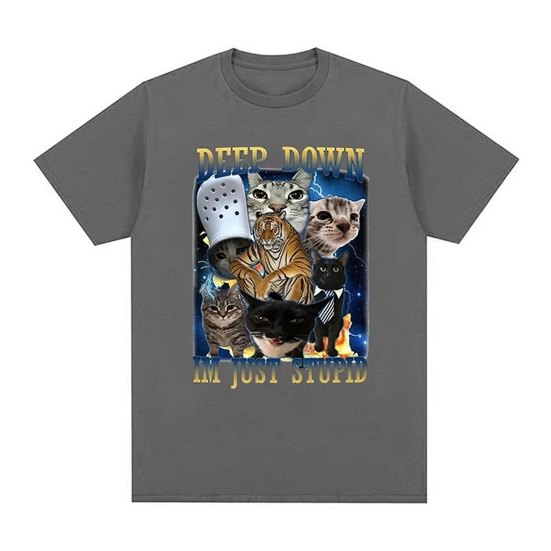 Women Clothing Funny Cat Graphic Print Tshirts Summer Fashion Casual Streetwear YK Tops Crew Neck Short Sleeve Tshirts