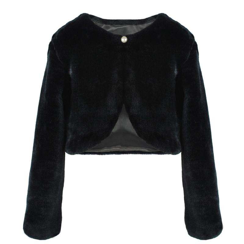 Brautjungfer Stola Kinder Warmer Umhang Baby Oberbekleidung Schal Winteraccessoires für Hochzeitsfeier