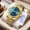 Men's Luminous Quartz Diary Watch: Stylish & High-Value Fashion Accessory