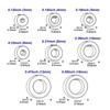 Drill Depth Stop Bit Collar Set Adjustable Positioner Limit Ring Set-Screws Woodworking Tool Allen Wrench Tighten The Stopper