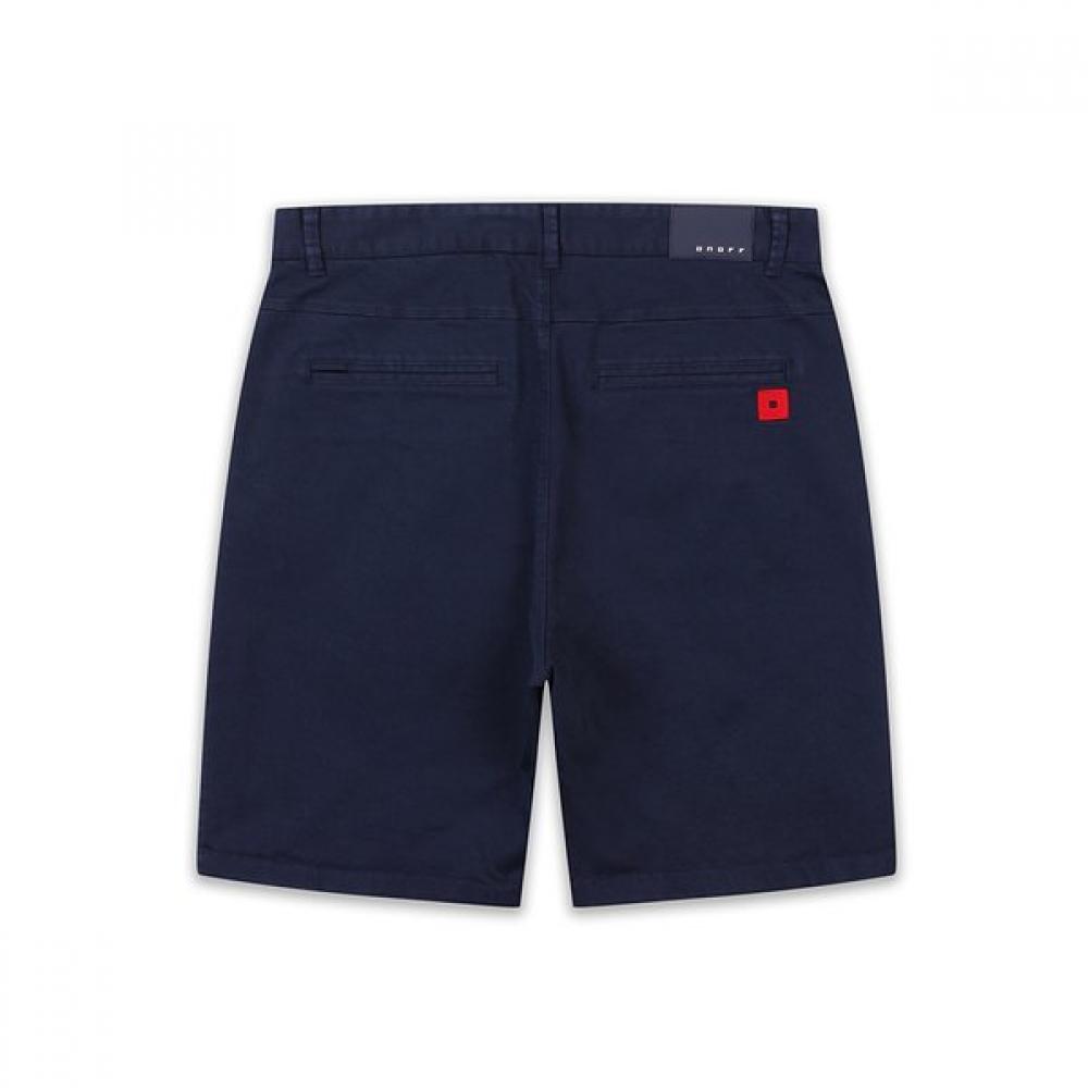ONOFF Men S Stretch Cotton ShortS Of5702ga Navy