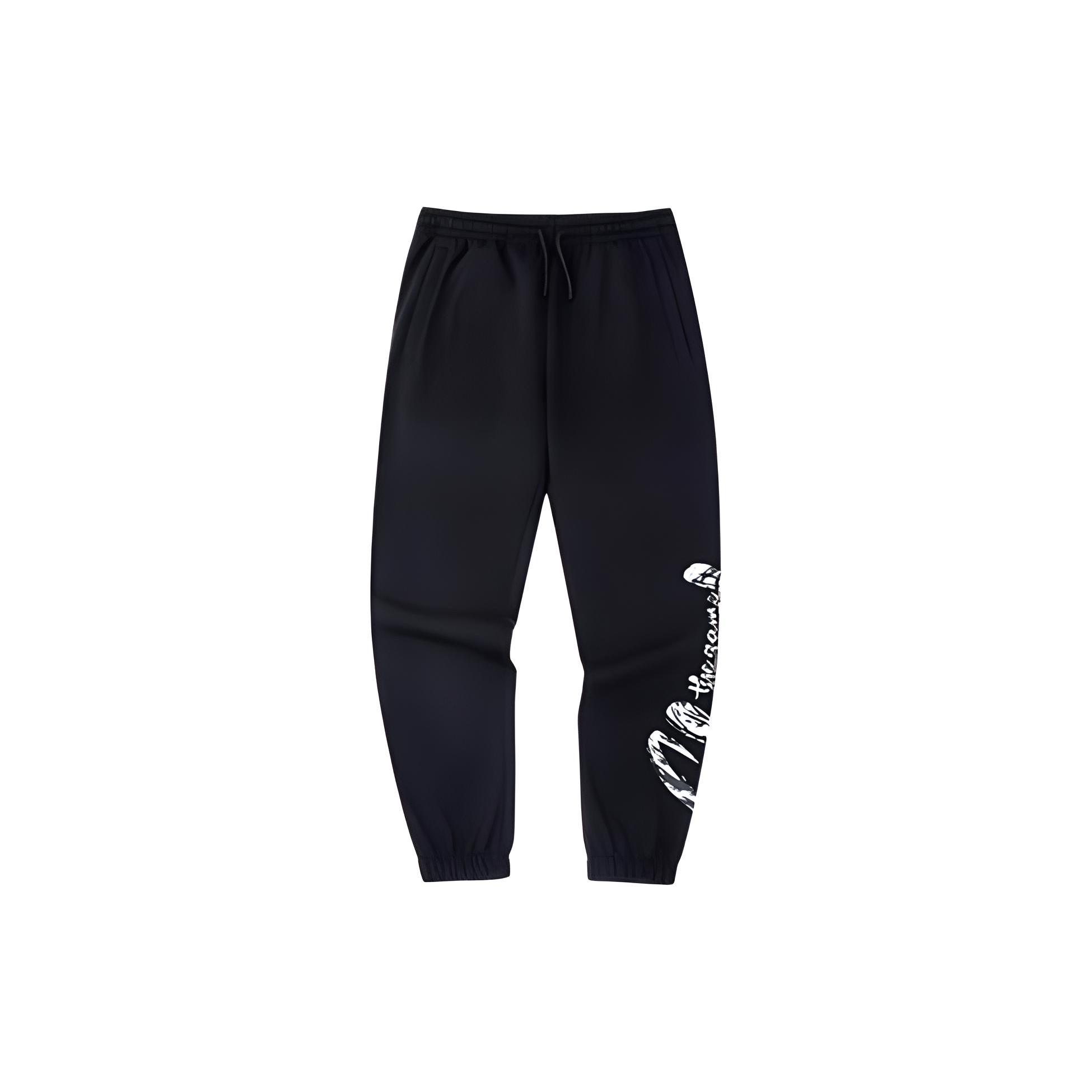 Anta Basketball Collection Knitted Sweatpants Unisex Basic Black 172241301-3 L
