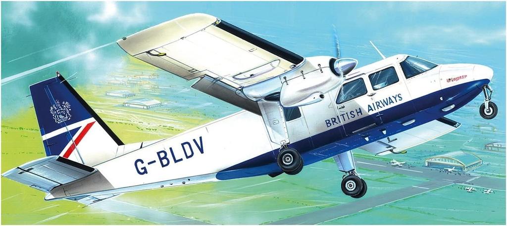 VALOM British Islander British Airways Plastic Model Kit CV48010 1/48 Britten-Norman BN-2A