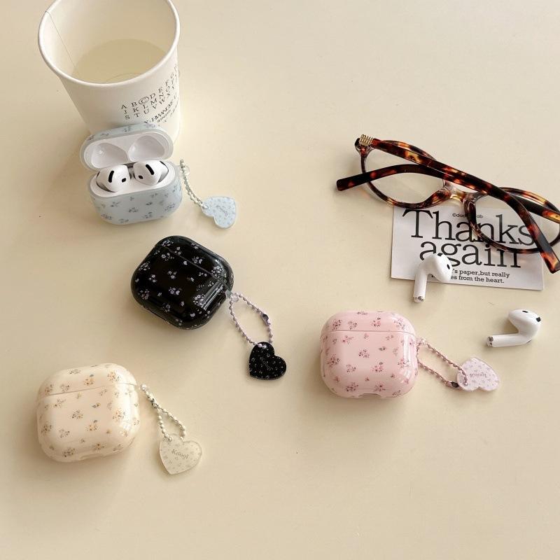 Small fresh full screen floral suitable AirPods Pro earphone case Apple 1/1/1 generation wireless bluetooth case