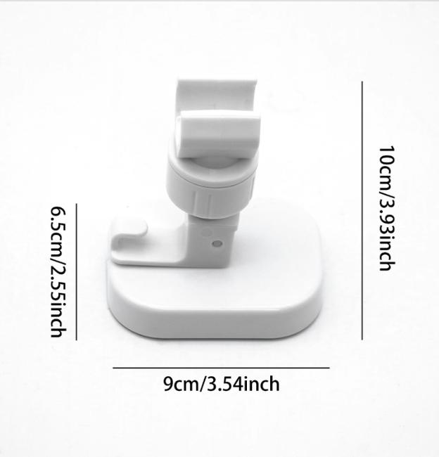 Adjustable Shower Rack Suction Cup Type Lotus Canopy Bracket Handheld Shower Head Bathroom Nozzle Fixed Base Home Pet Clean