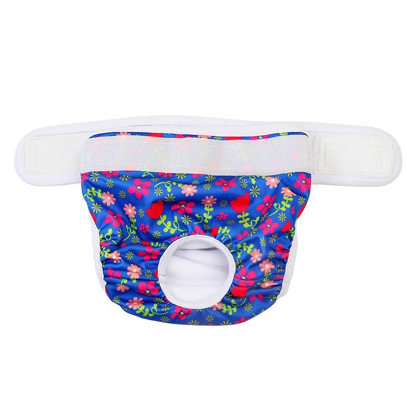 Reusable Dog Diaper Female Dogs Absorbent Leak-Proof Panty In Blue Pink Black S M L XL 2XL