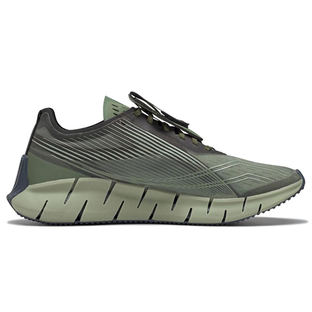 Reebok Zig 3D Storm Casual Shoes Unisex Low Top Black/Green/Yellow FX4844