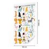 Wallpaper Animals Crocodiles Lions and Palm Trees for Living Room and Bedroom 50x1000
