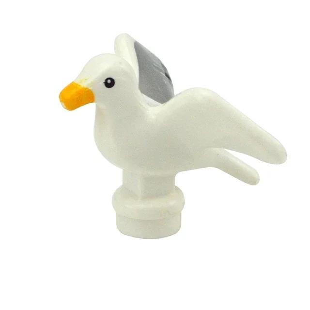 City Animal Building Block Figures Eagle Owl Goat Crocodile Dog Lion Cheetah Parrot DIY Farm Street View Accessories Bricks Gift