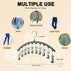 Sock Hangers Trouser Hangers with 10 Clips Holds for Drying Underwear Dryer Hanger