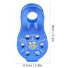 Outdoor Rock Climbing Pulley Fixed Sideplate Single Pulley High Altitude Survival Tool Gear