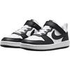 New Nike Court Borough Anti Slip Wear Resistant Low Top Kids' Skateboarding Shoes White Black Kids' DV5457-131